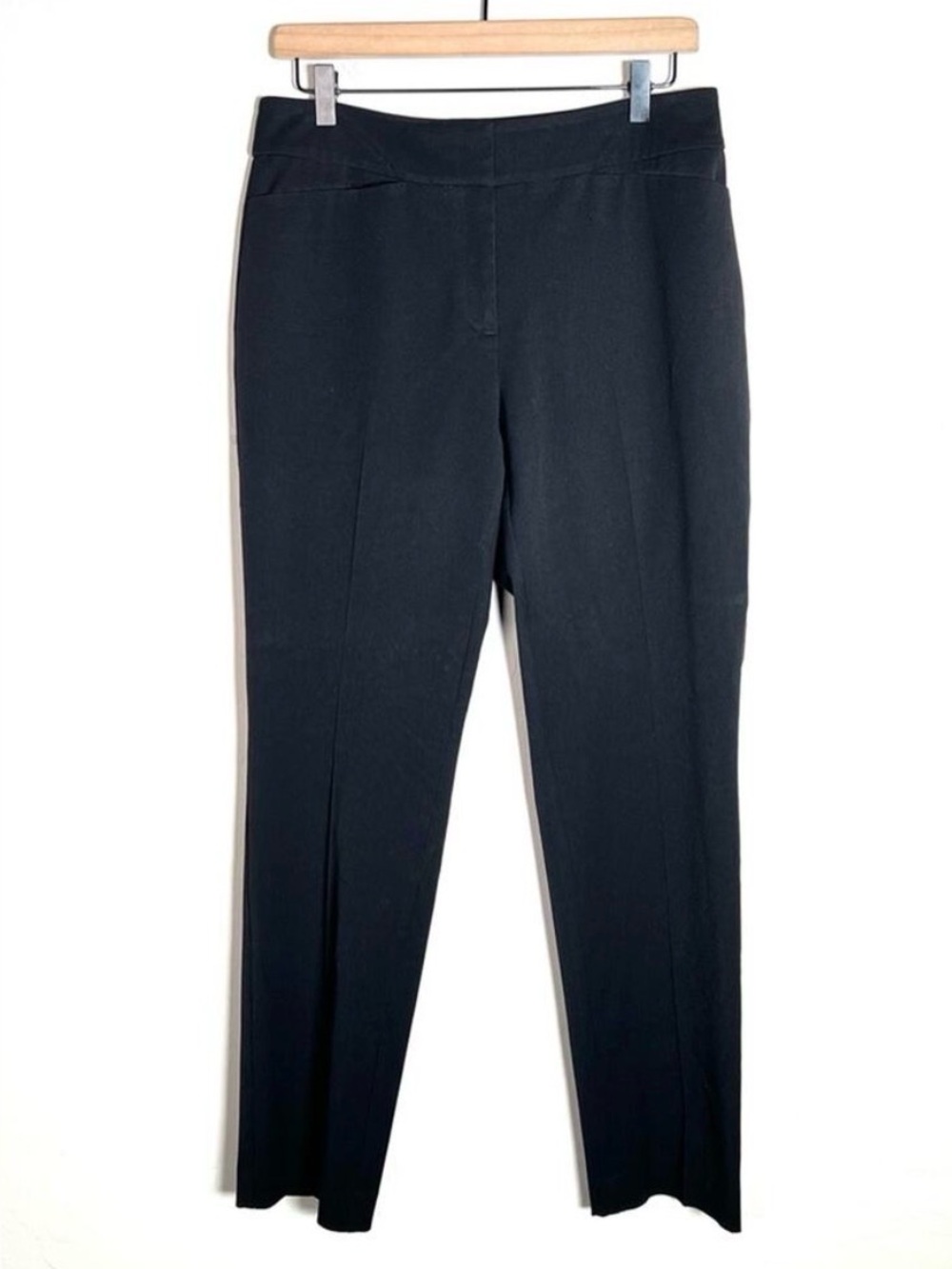 Ann Taylor black straight leg business casual dress pants size 6 B149